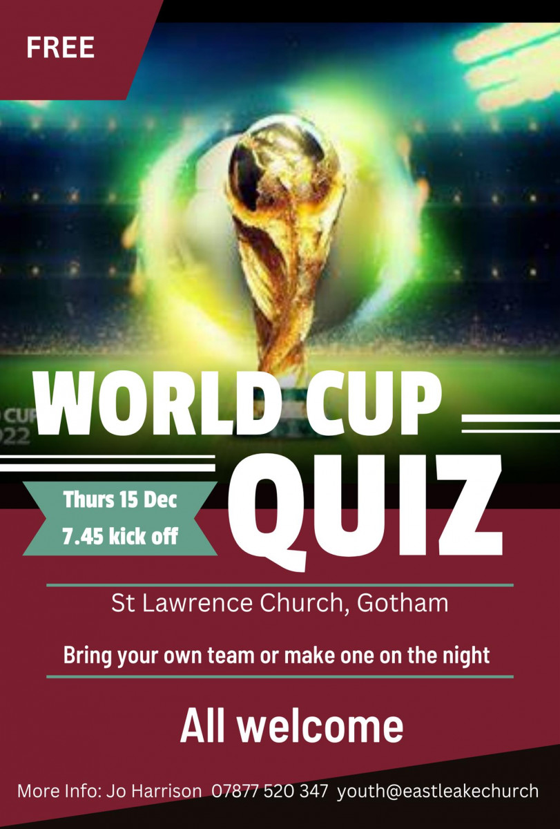 World Cup Quiz Poster